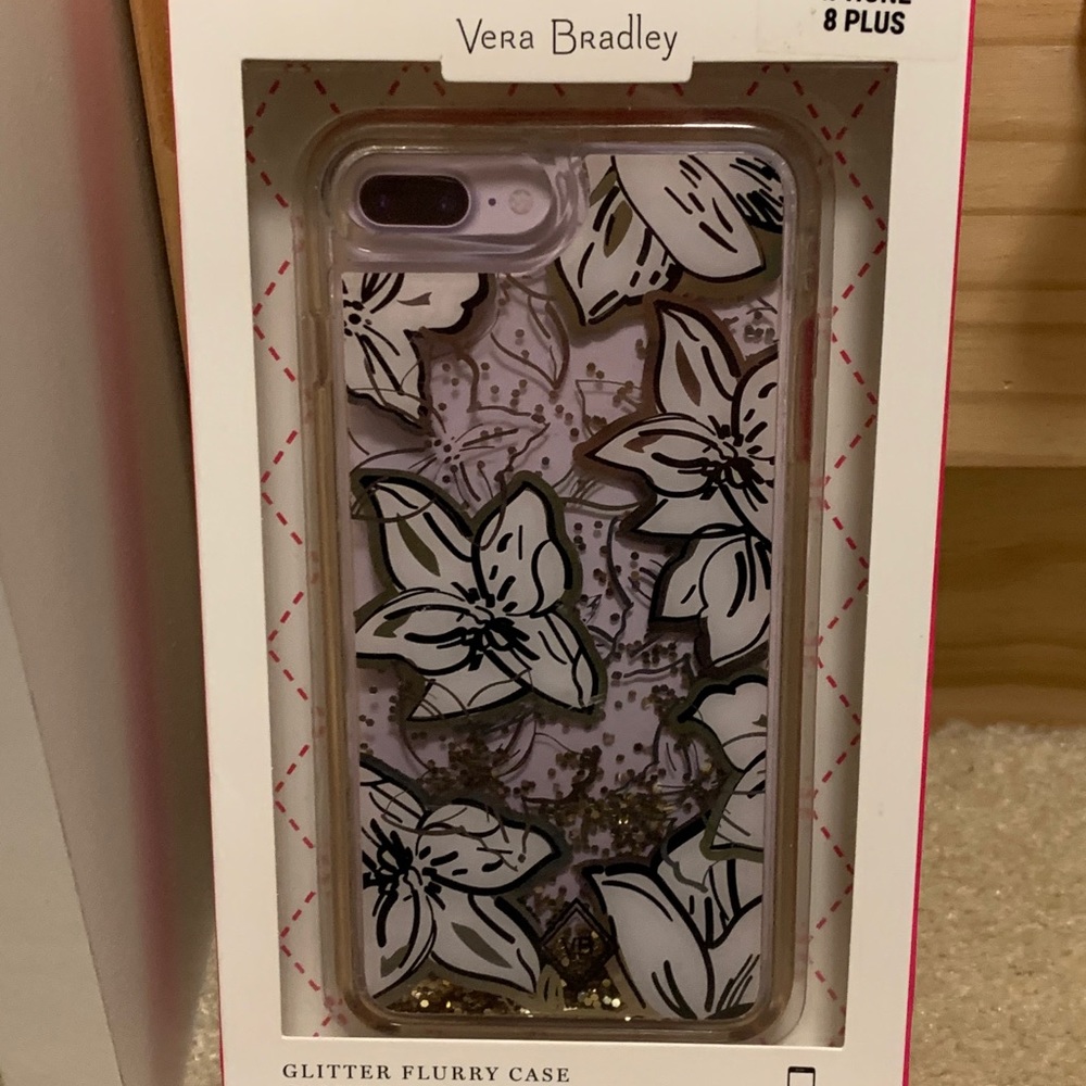 Glitter flurry Vera Bradley case iPhone 8 Plus